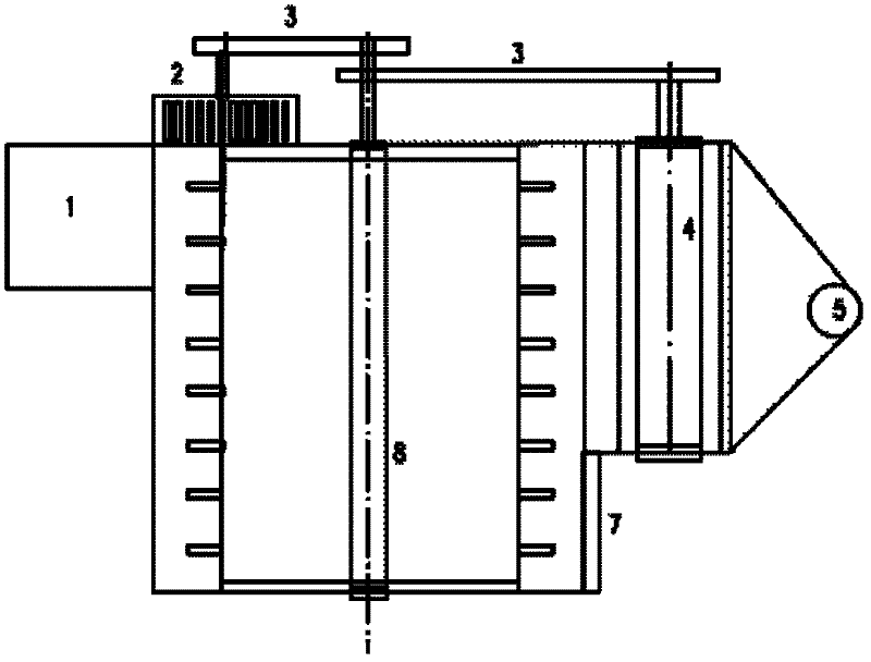 Dry carding and grading method and equipment for biomass long and short fibers