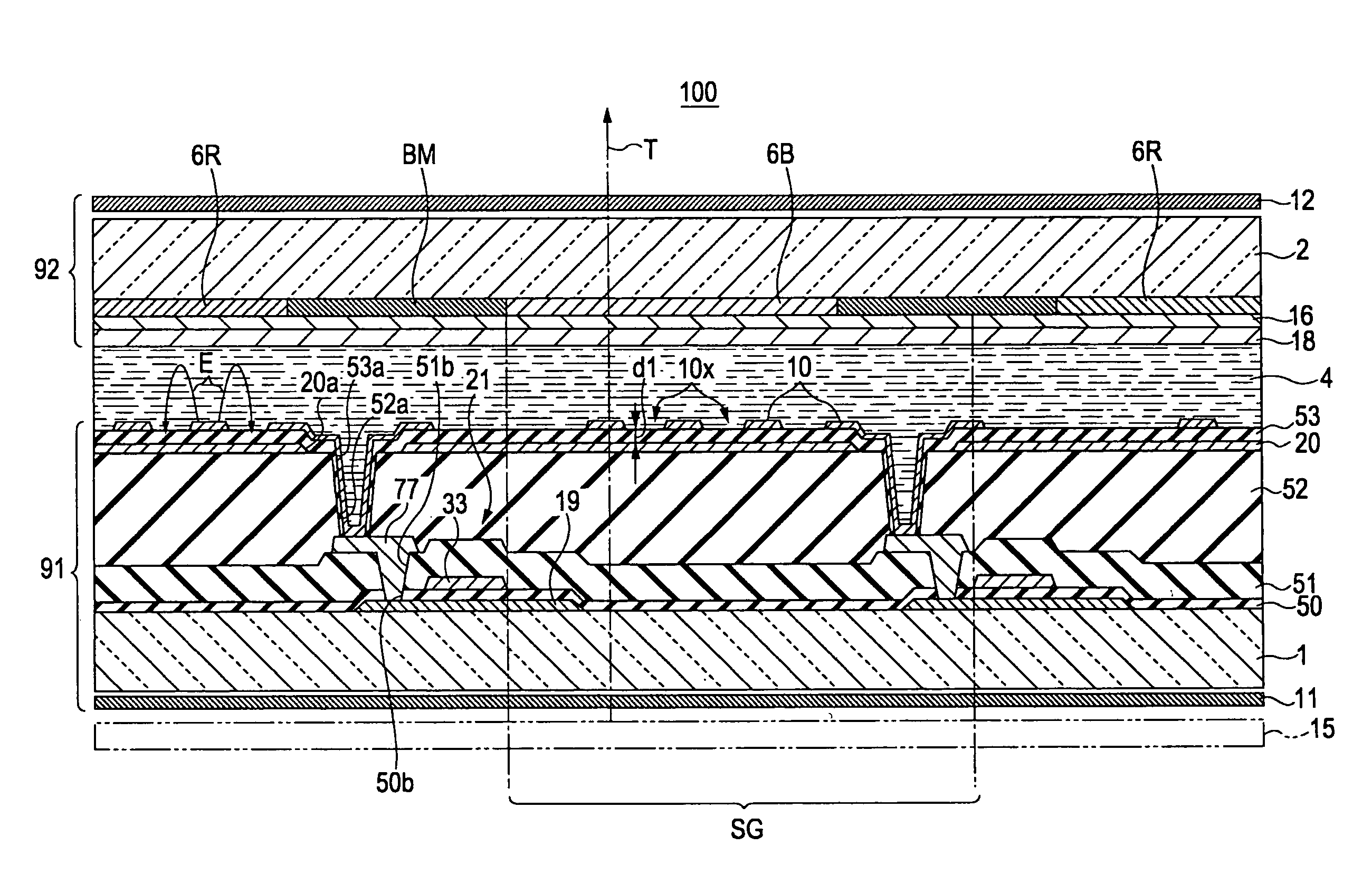 Liquid crystal device and electronic apparatus