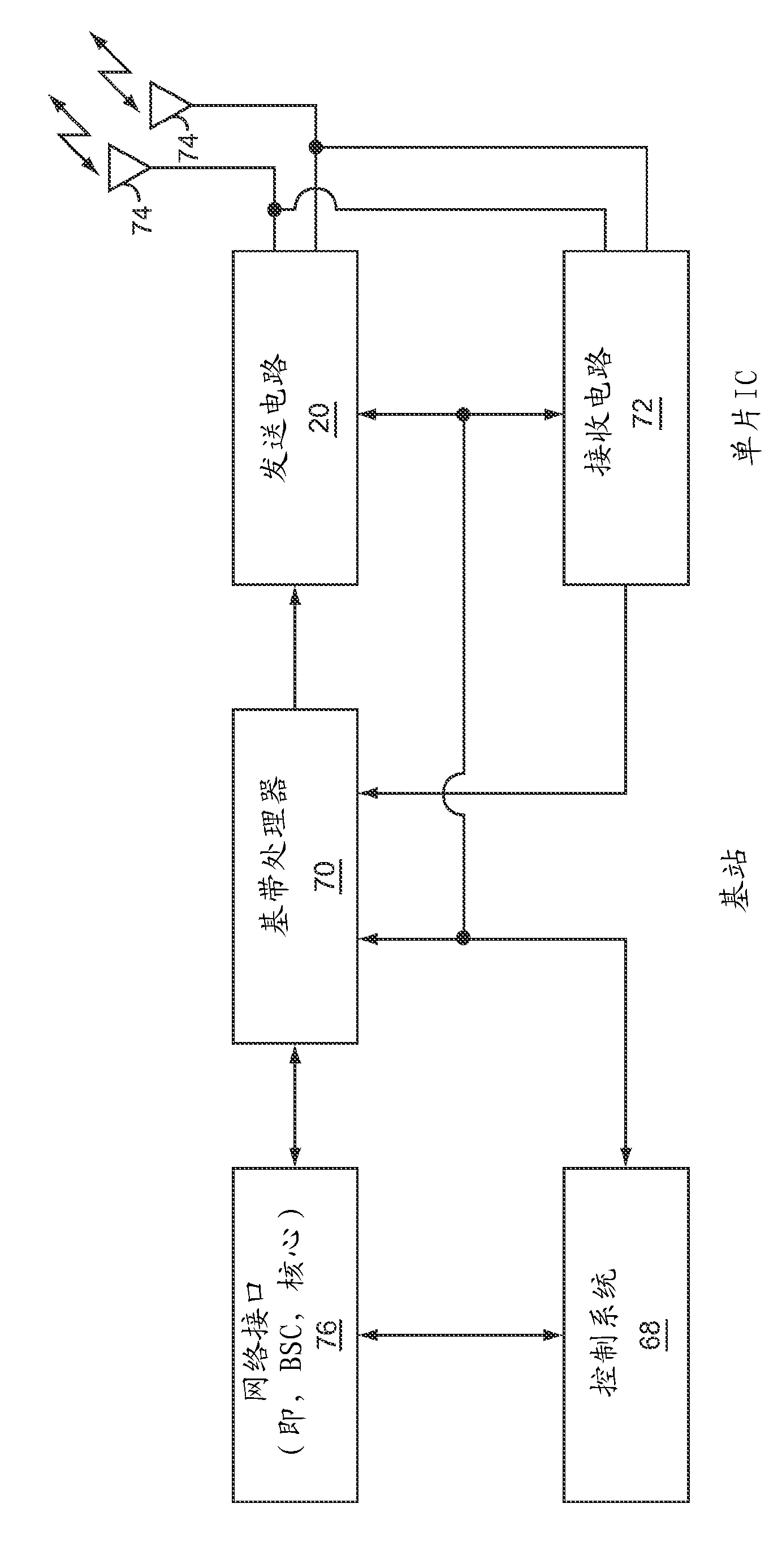 Matching network for transmission circuitry