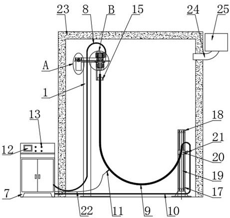 Low-temperature distortion testing machine