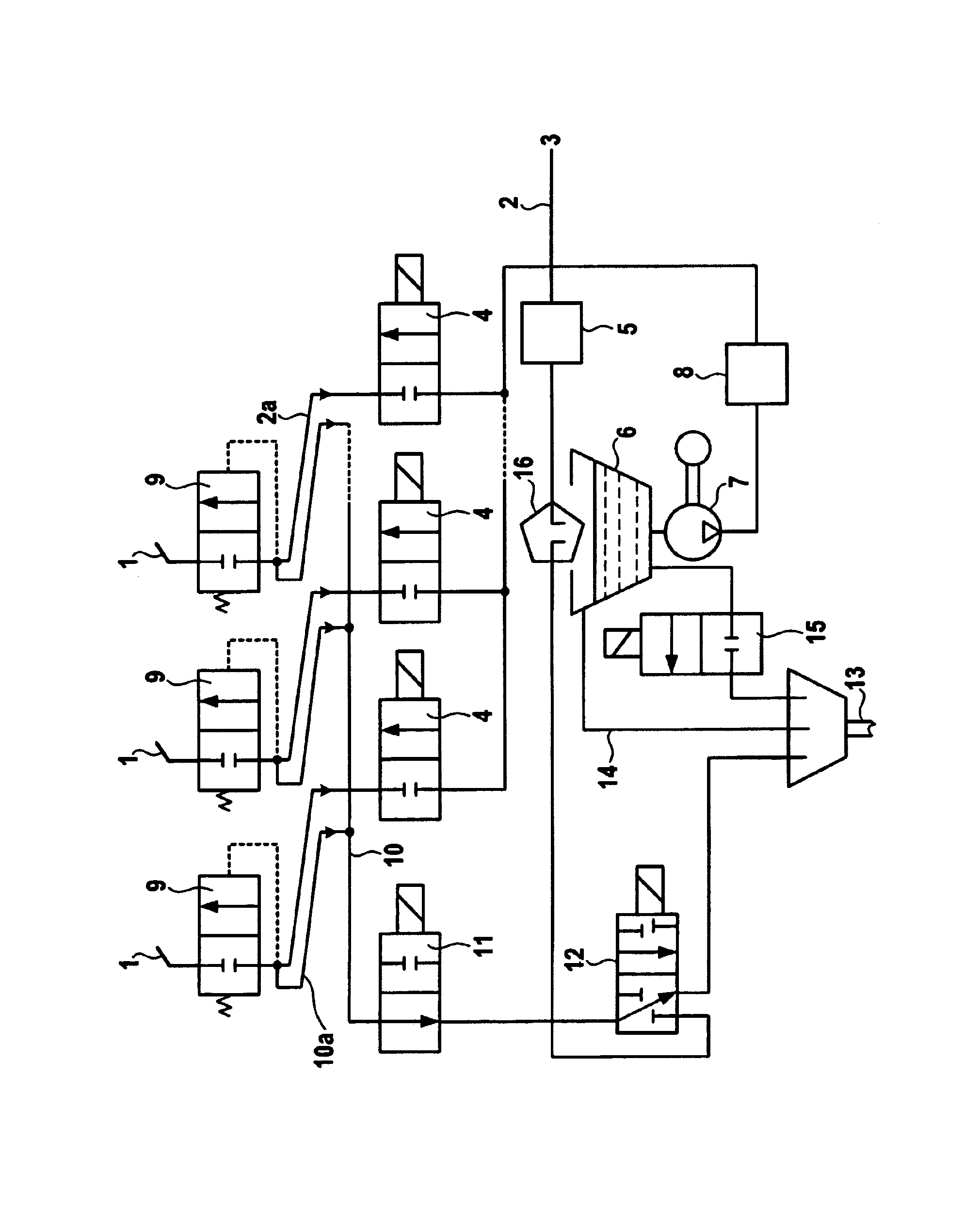 Device for feeding a treatment liquid to medical appliances