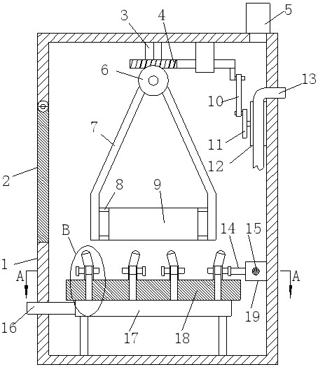 Medical instrument drying device for emergency department