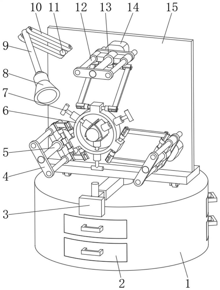 New energy battery positioning and clamping device