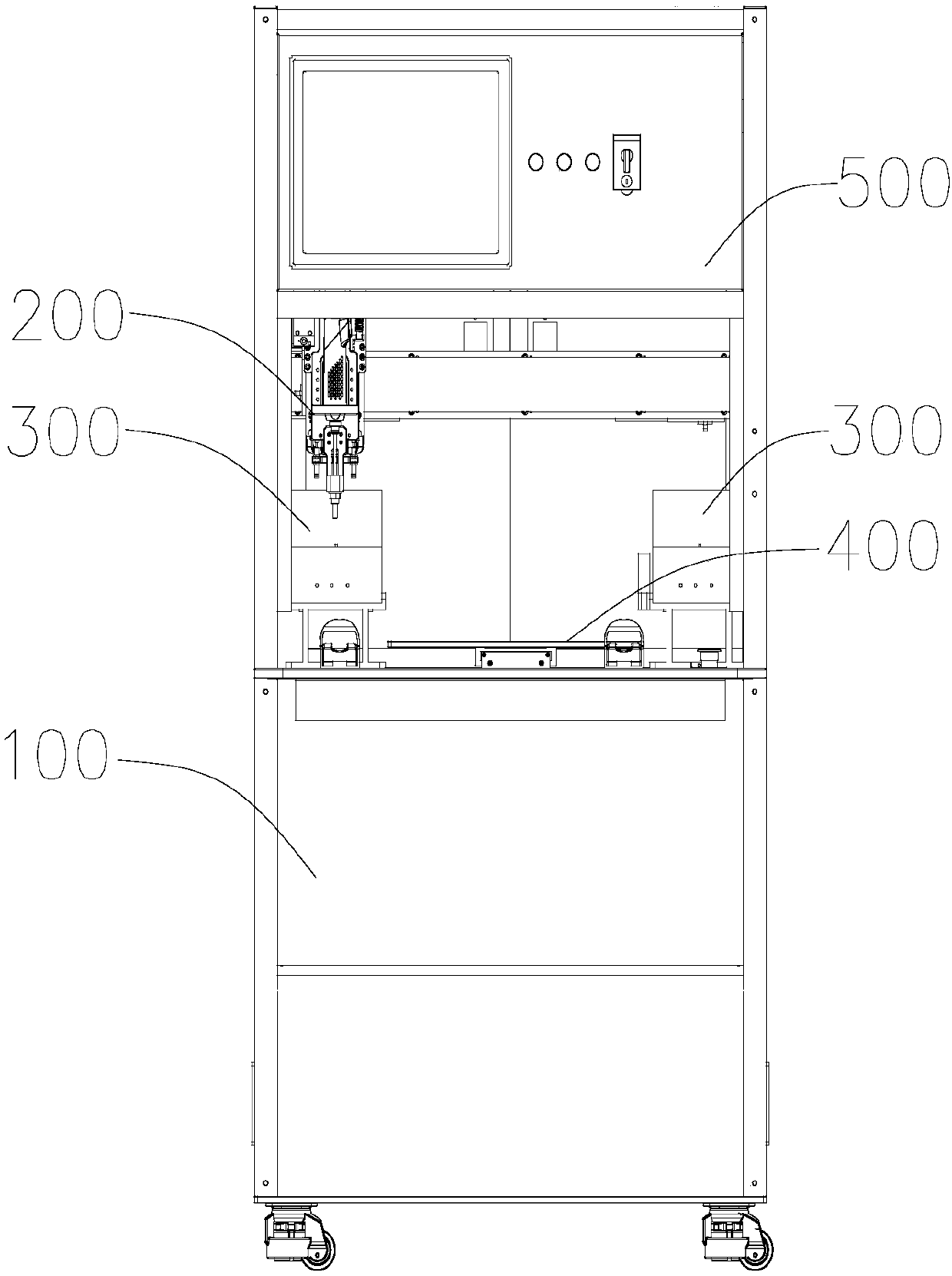 Double-supply screw locking device