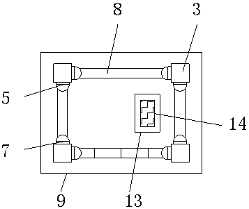 Hydraulic lifting platform having function of safely prompting