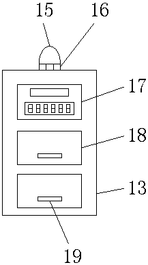 Hydraulic lifting platform having function of safely prompting