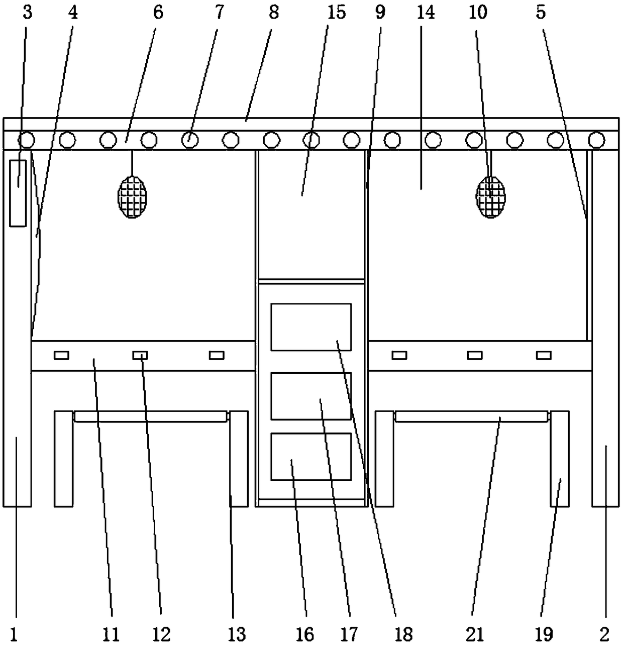 Electronic commerce bus shelter