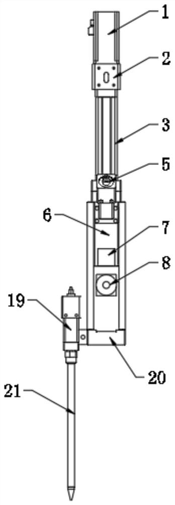 Two-component servo metering cylinder