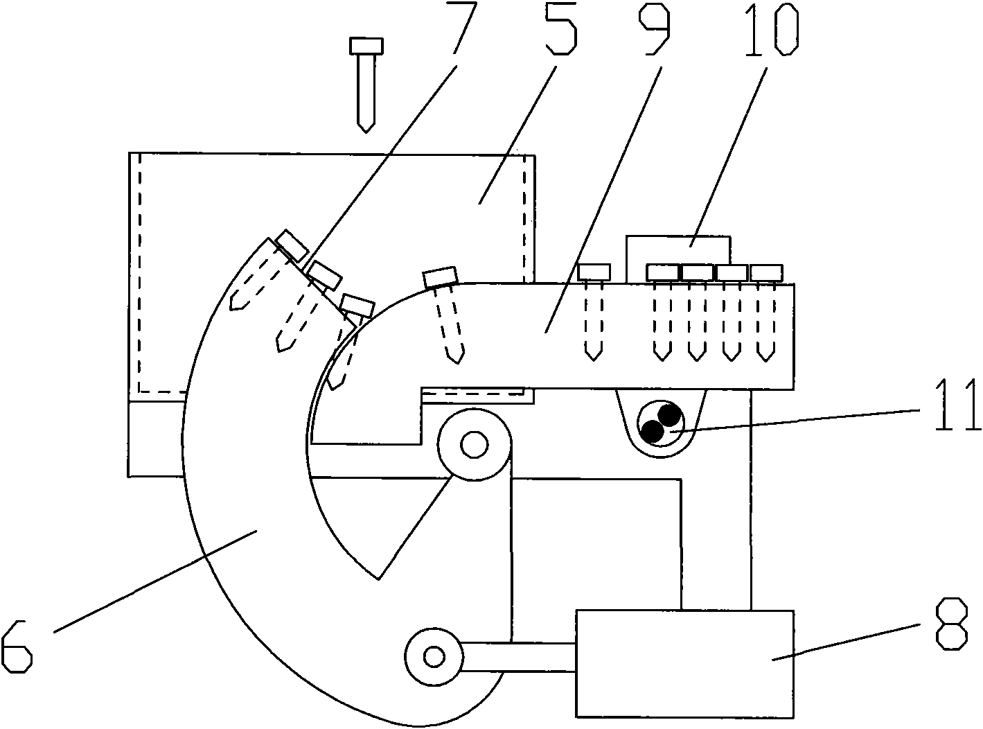 Automatic screw mounting machine