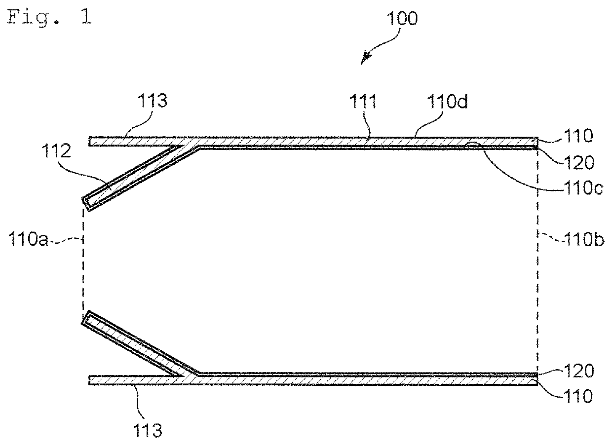 Method of manufacturing tubular member for exhaust gas treatment device, and coating film forming device