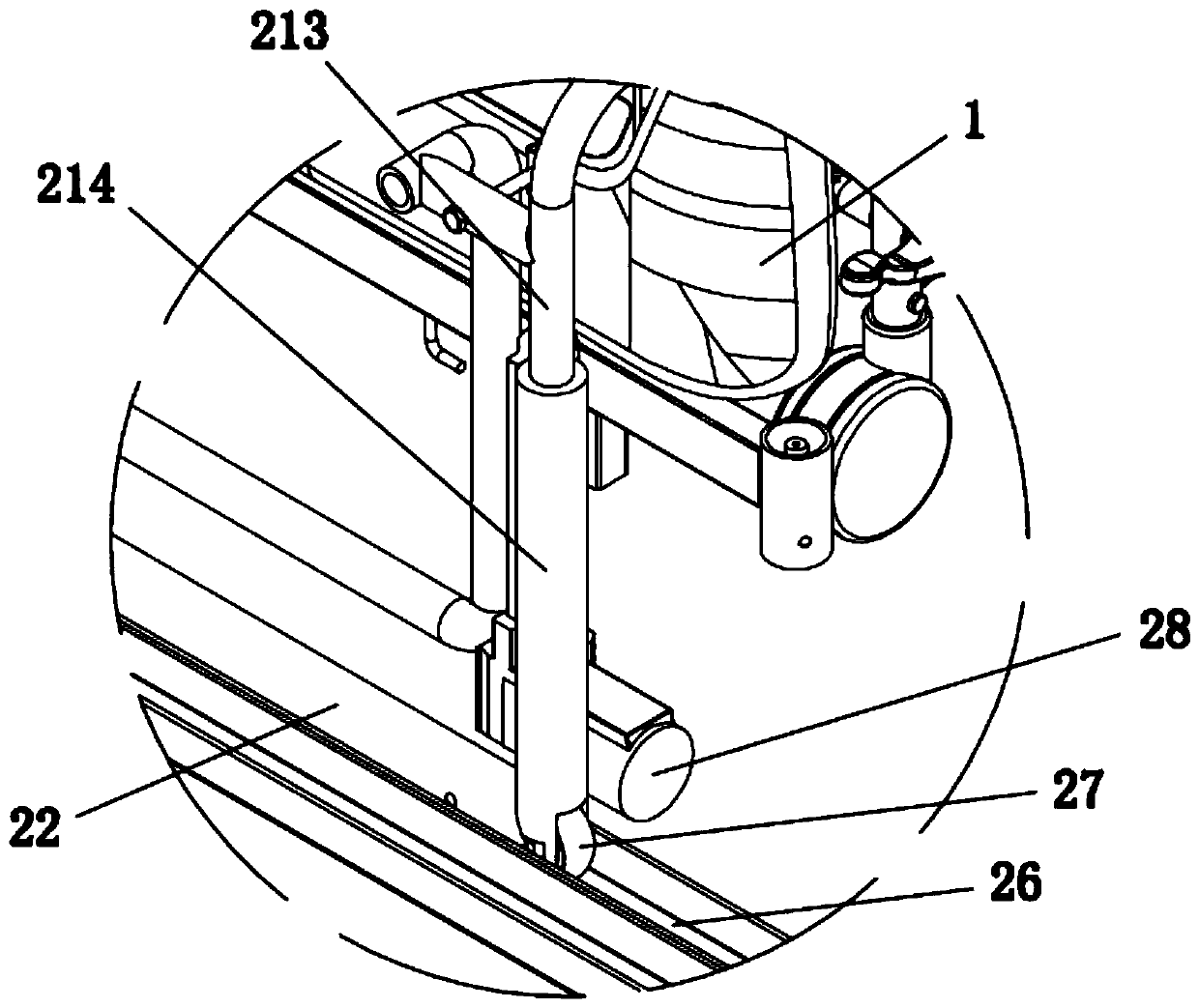 Nursing bed having function of translating and transferring human body