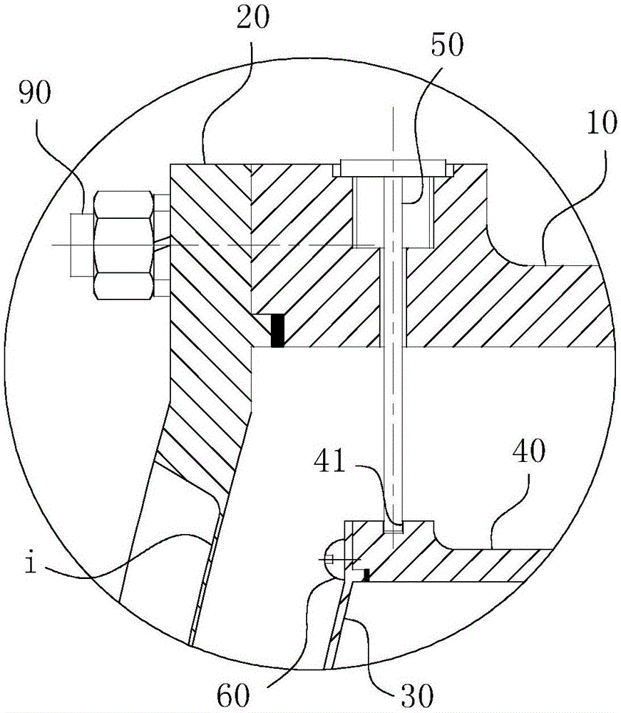 High-speed rotating cooling machine with structure for quickly disassembling and assembling target piece