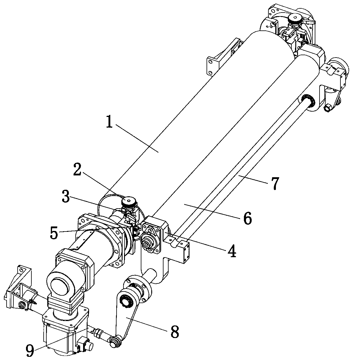 Pressure roller gap adjustment device