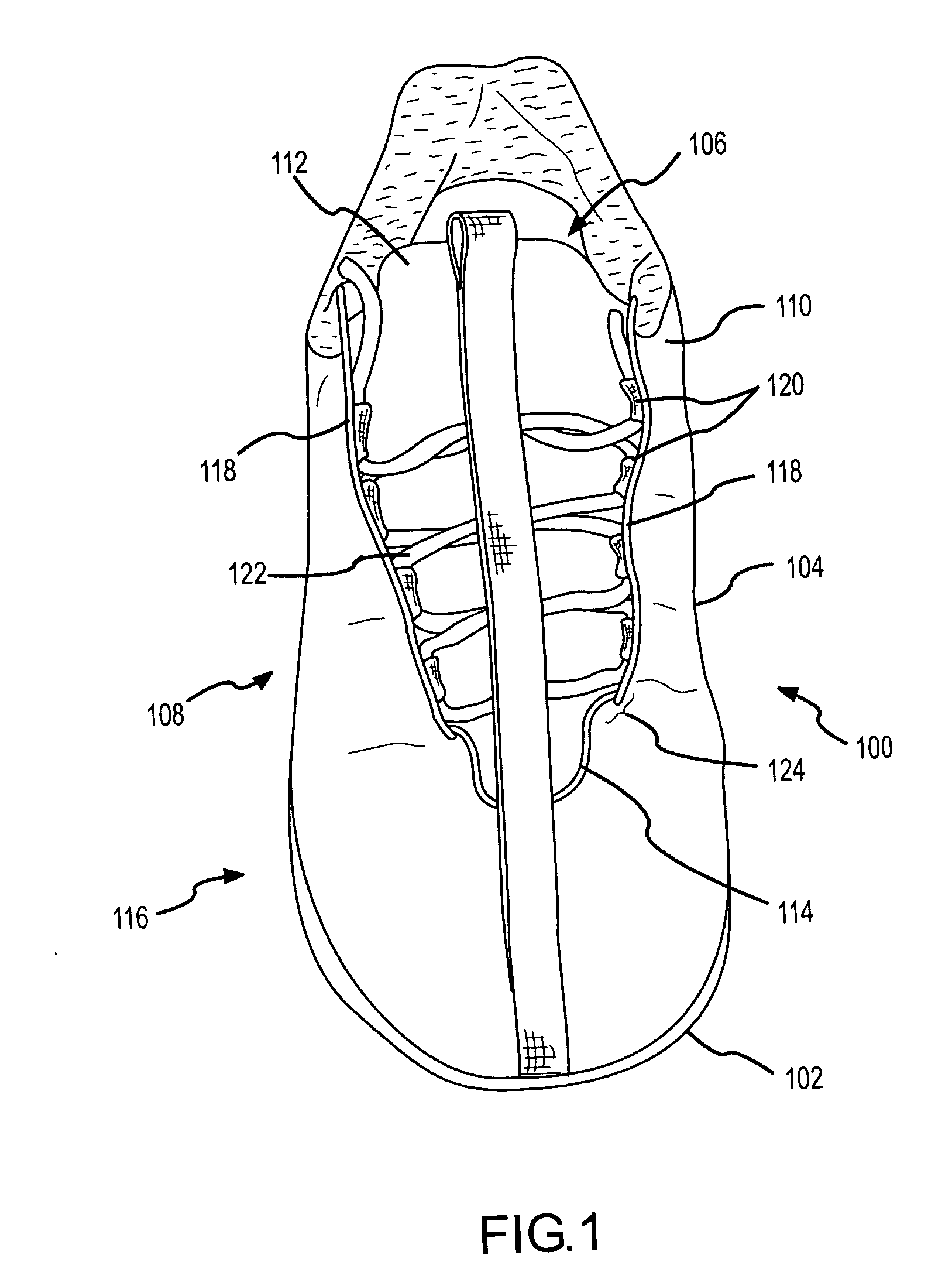 Reduced skin abrasion shoe