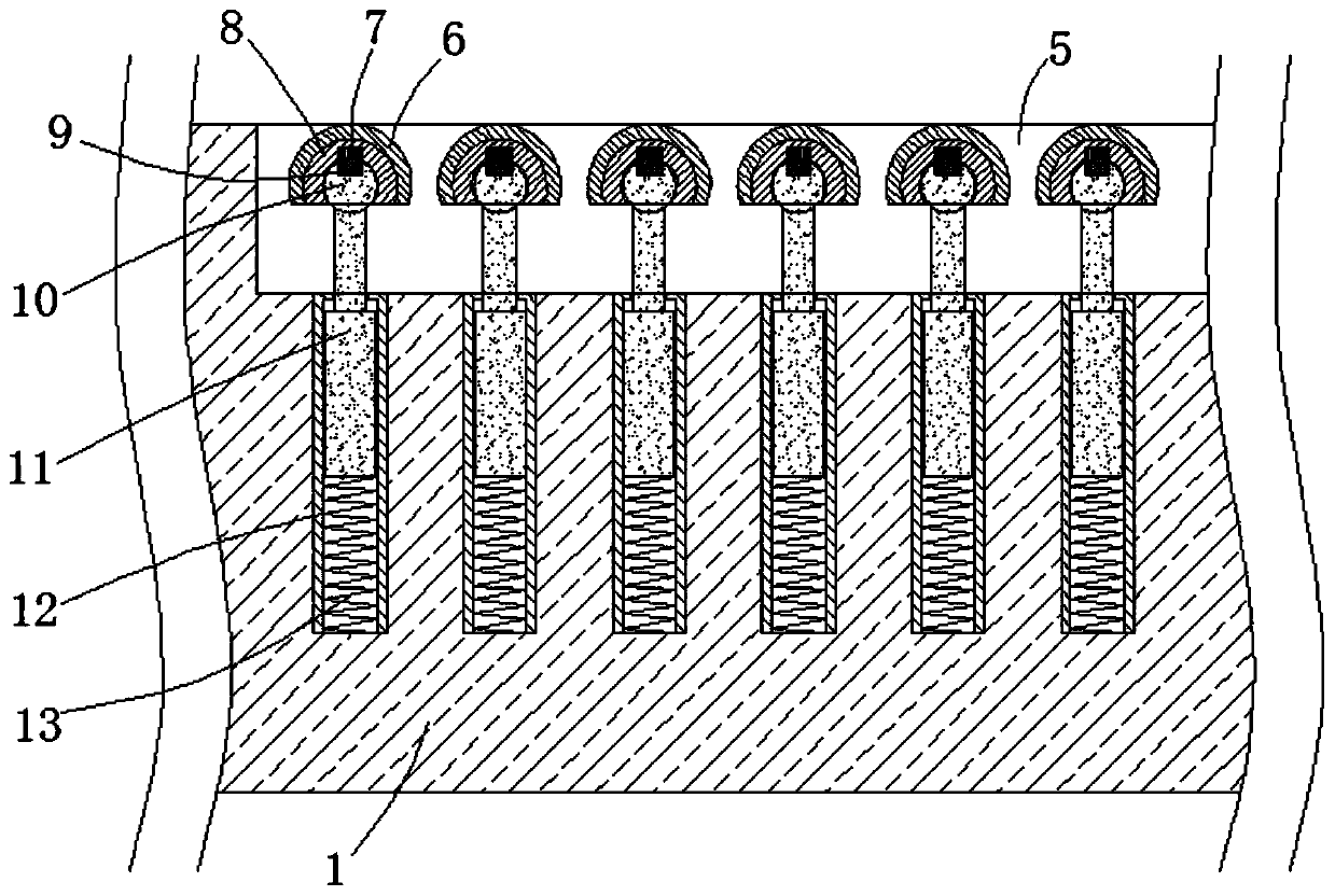 Clamping mechanism for grinding and polishing robot system for high-temperature alloy mechanical parts of engine