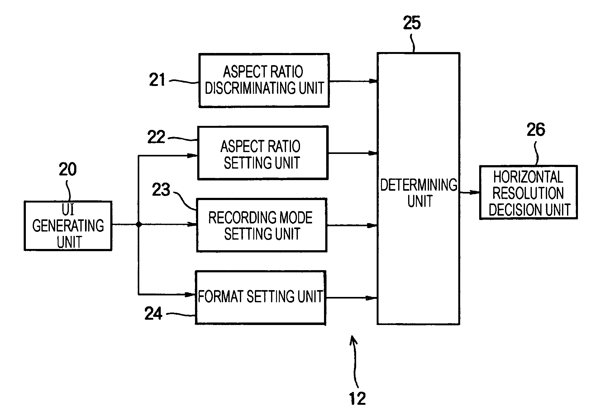 Image recording apparatus and method, and program for selecting a recording mode independent from the recording aspect ratio