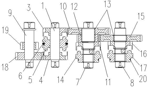 Multi-gear gearbox for motor vehicle