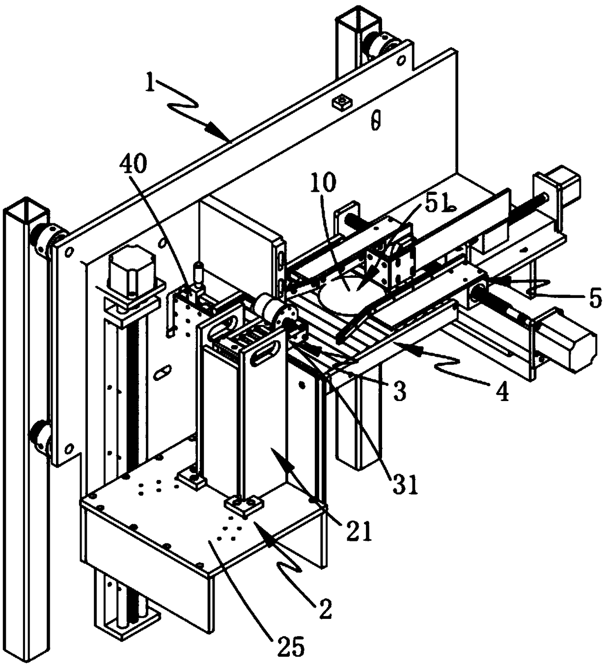 Automatic silicon wafer distributing, conveying and positioning system