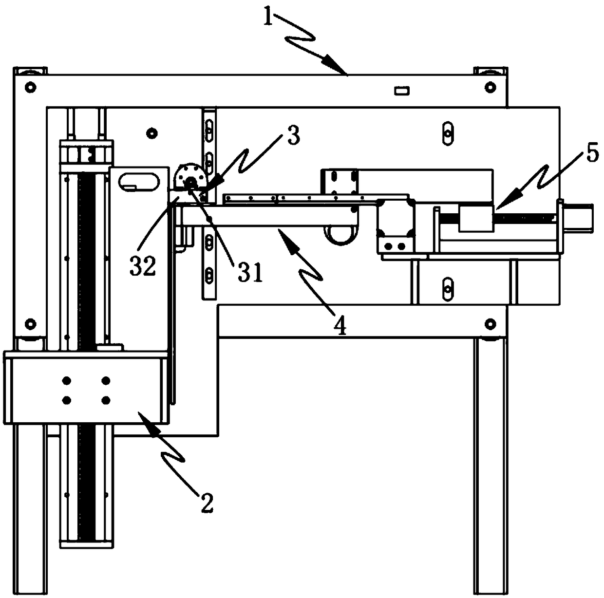 Automatic silicon wafer distributing, conveying and positioning system