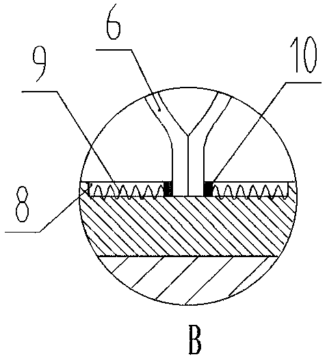 Kernel separating mechanism of mango slicing machine