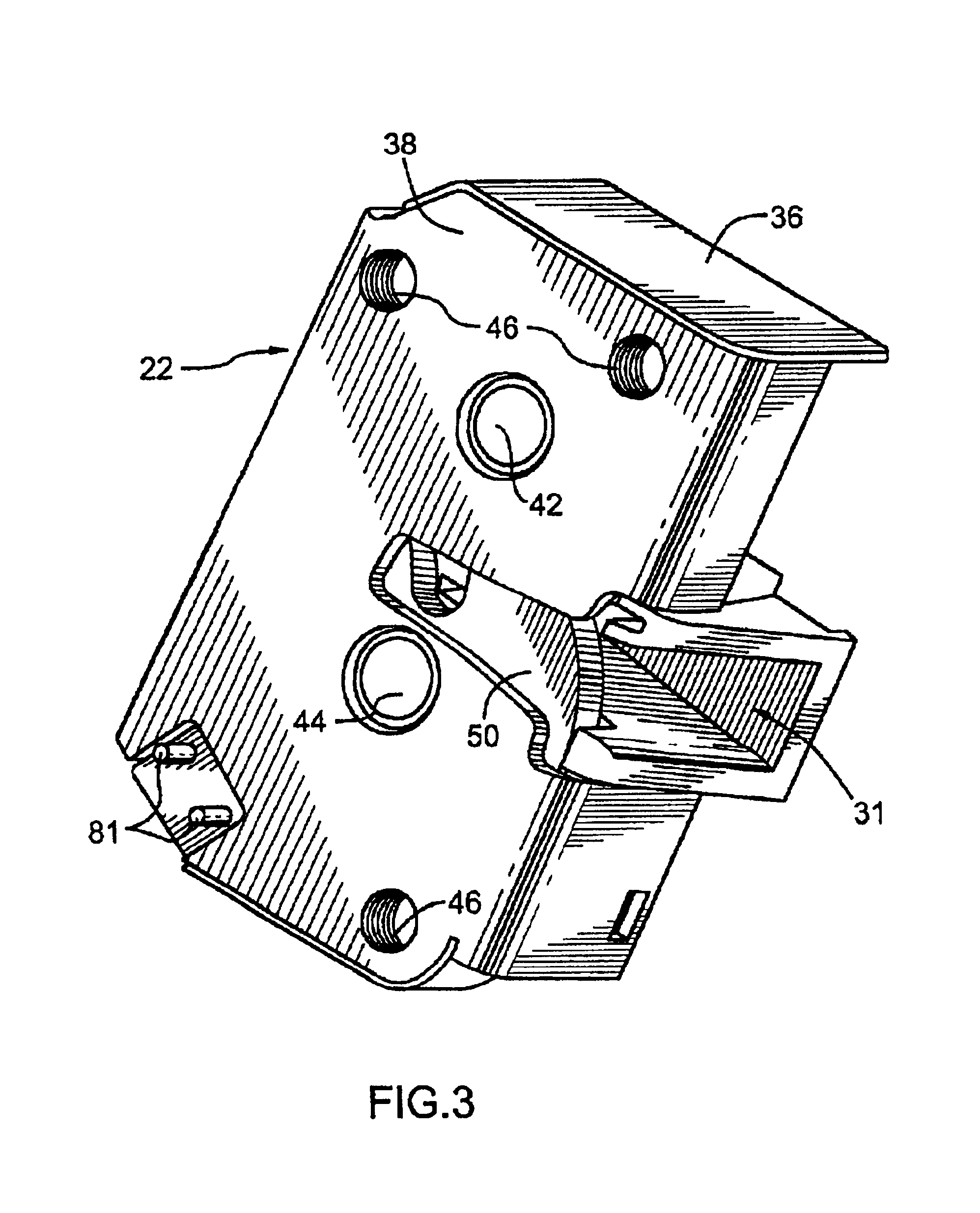 Power door latch assembly