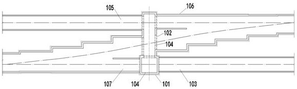 Method for building crossover large section by arranging vertical shaft above underground excavation section of subway