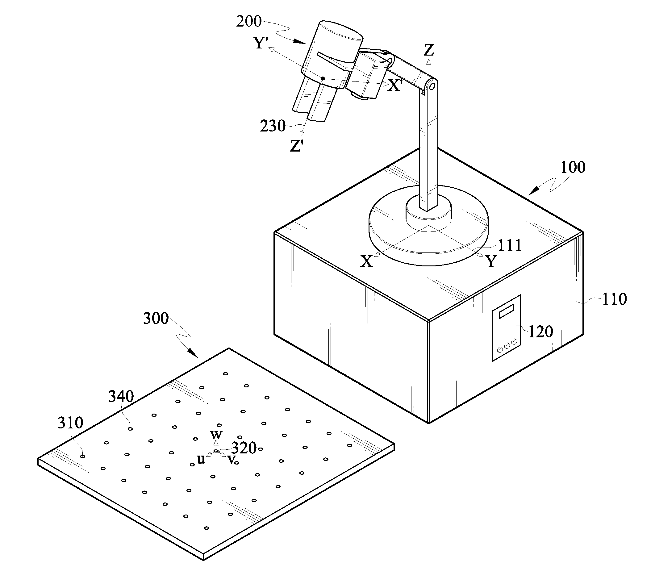 Robot positioning method and calibration method