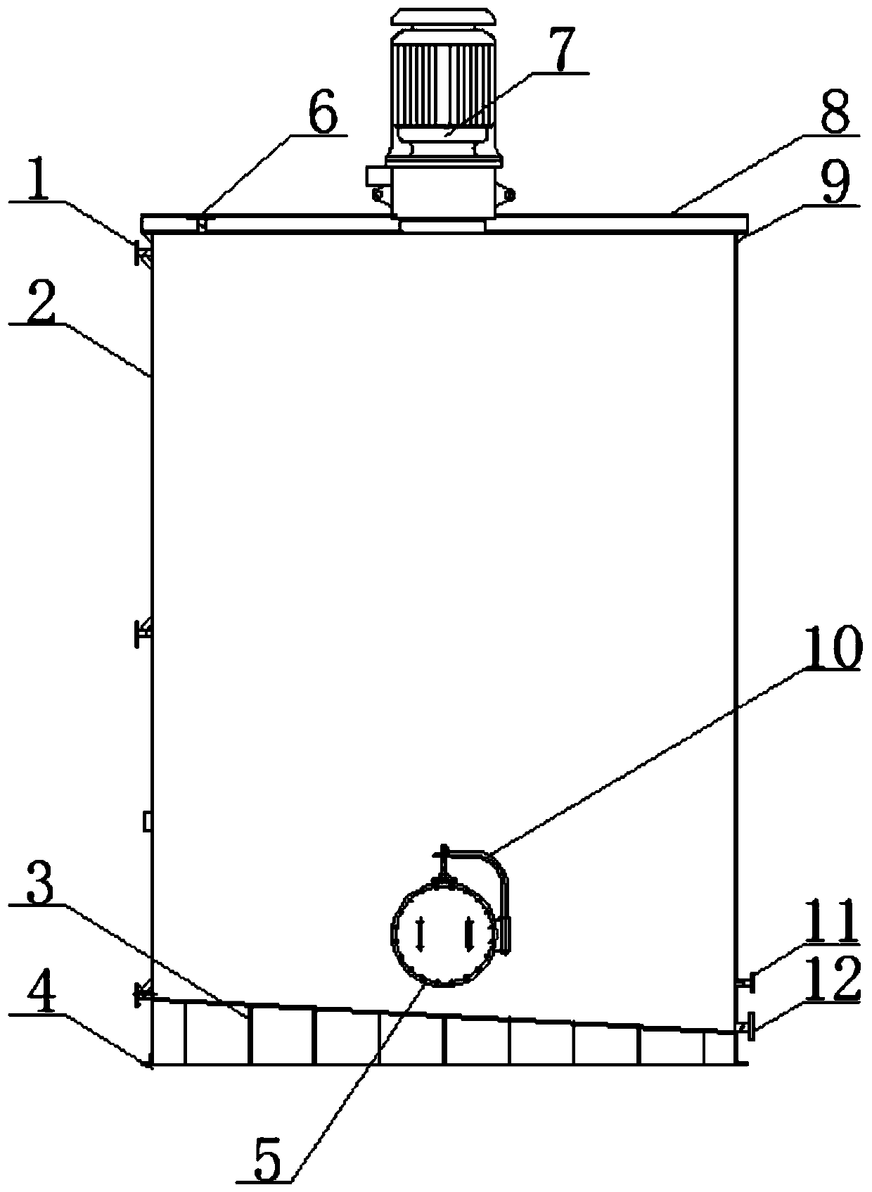 Anti-corrosion microelectronic ultra-pure chemical material storage tank