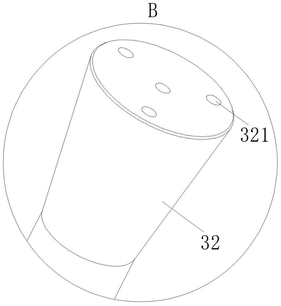 Indoor micro differential pressure sensor sampling mounting head