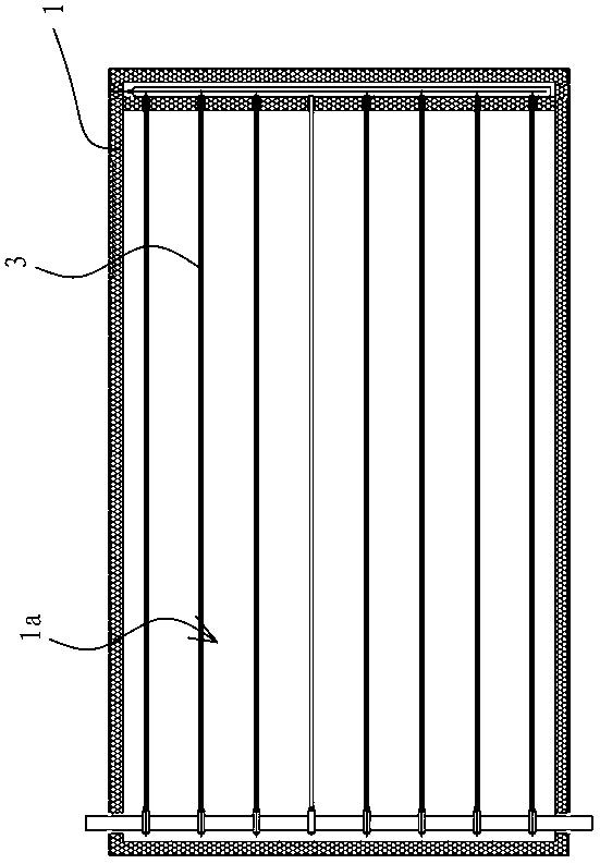 Solar flat plate collector for balcony