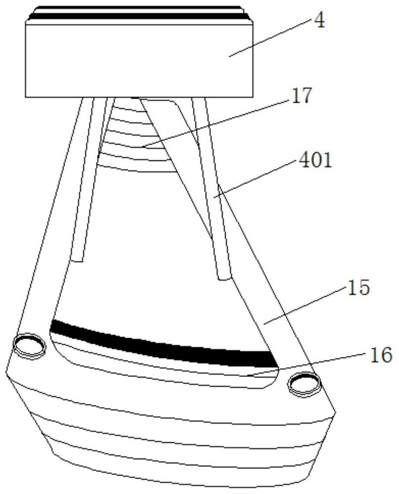 Veterinarian treatment bed auxiliary device capable of automatically collecting hair by means of pet gravity pressure