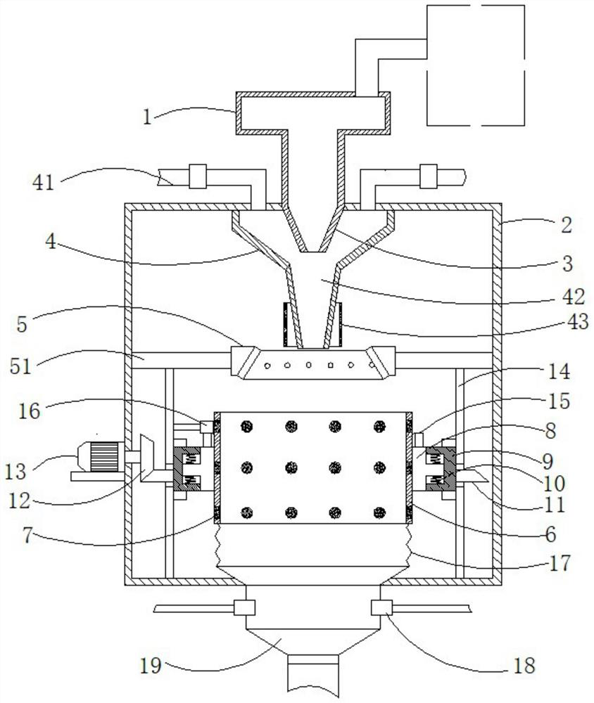 Preparation process for high-purity low-oxygen copper powder and water atomizing device thereof