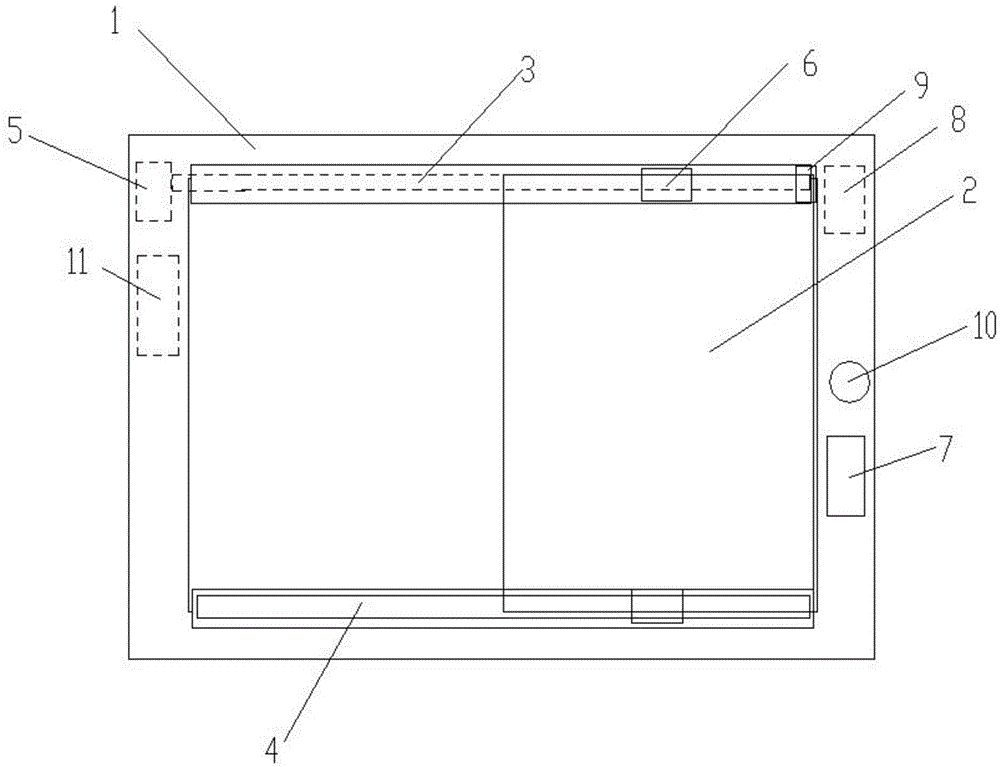 Light induction window