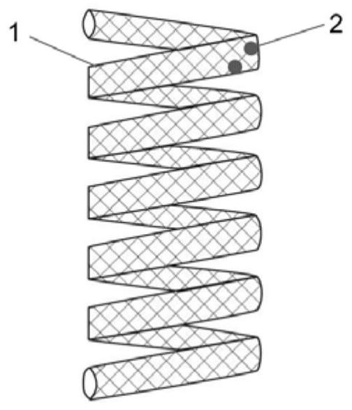 Immobilized fermenting method for table vinegar