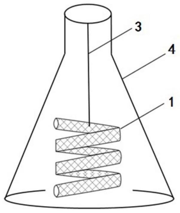 Immobilized fermenting method for table vinegar