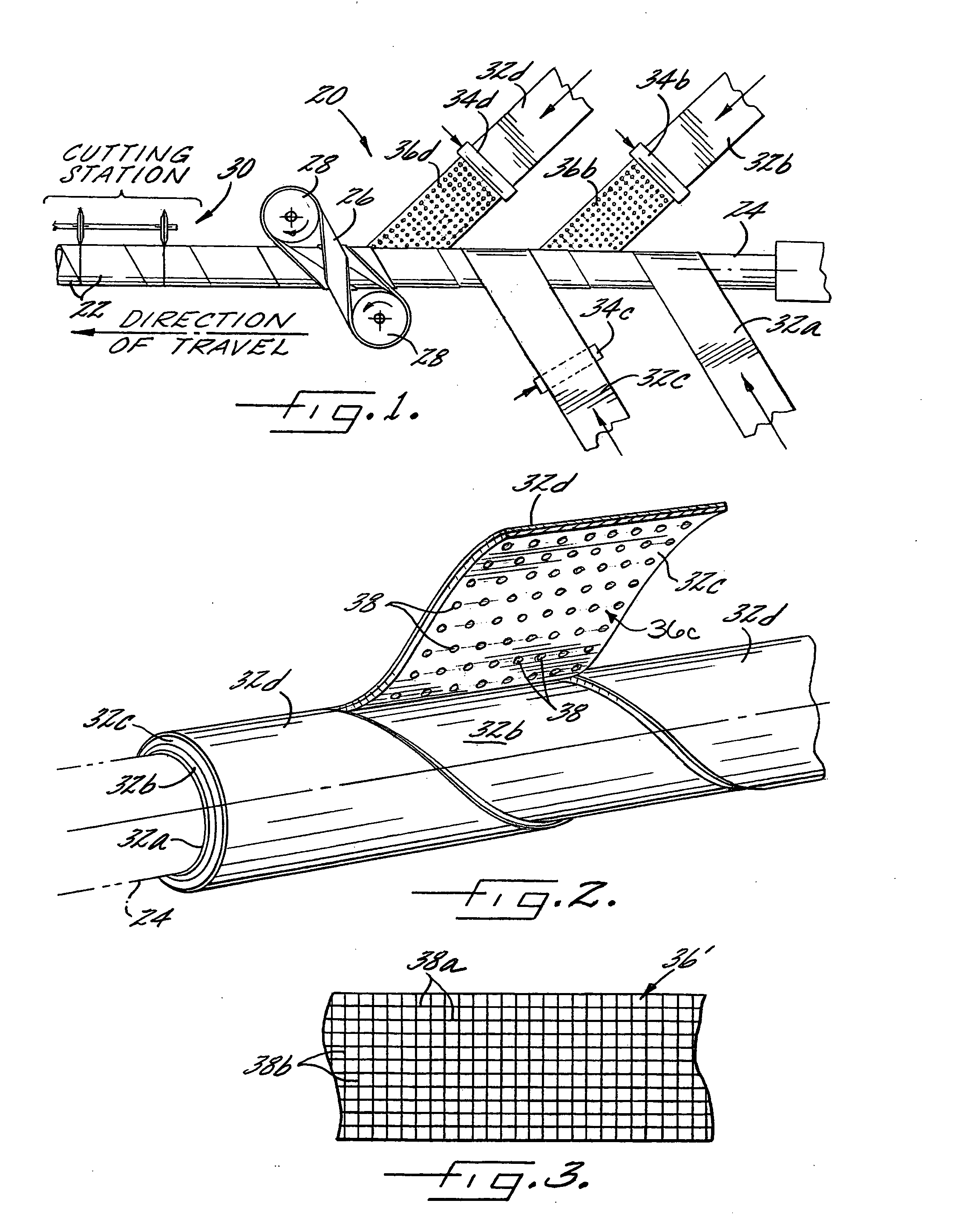 Wound tubes with partially adhered structural layers, and methods for making same