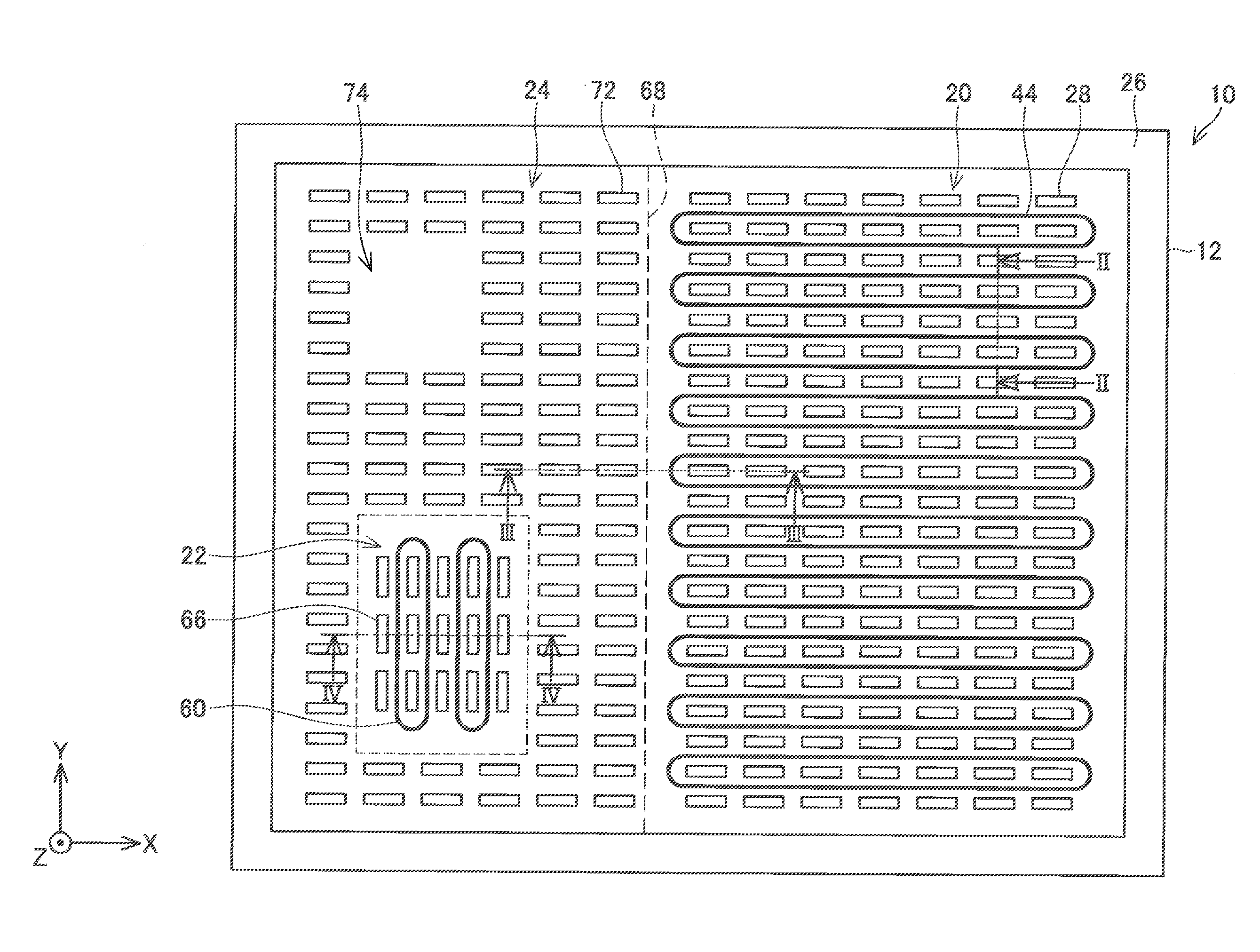 Semiconductor device comprising a main region, a current sense region, and a well region