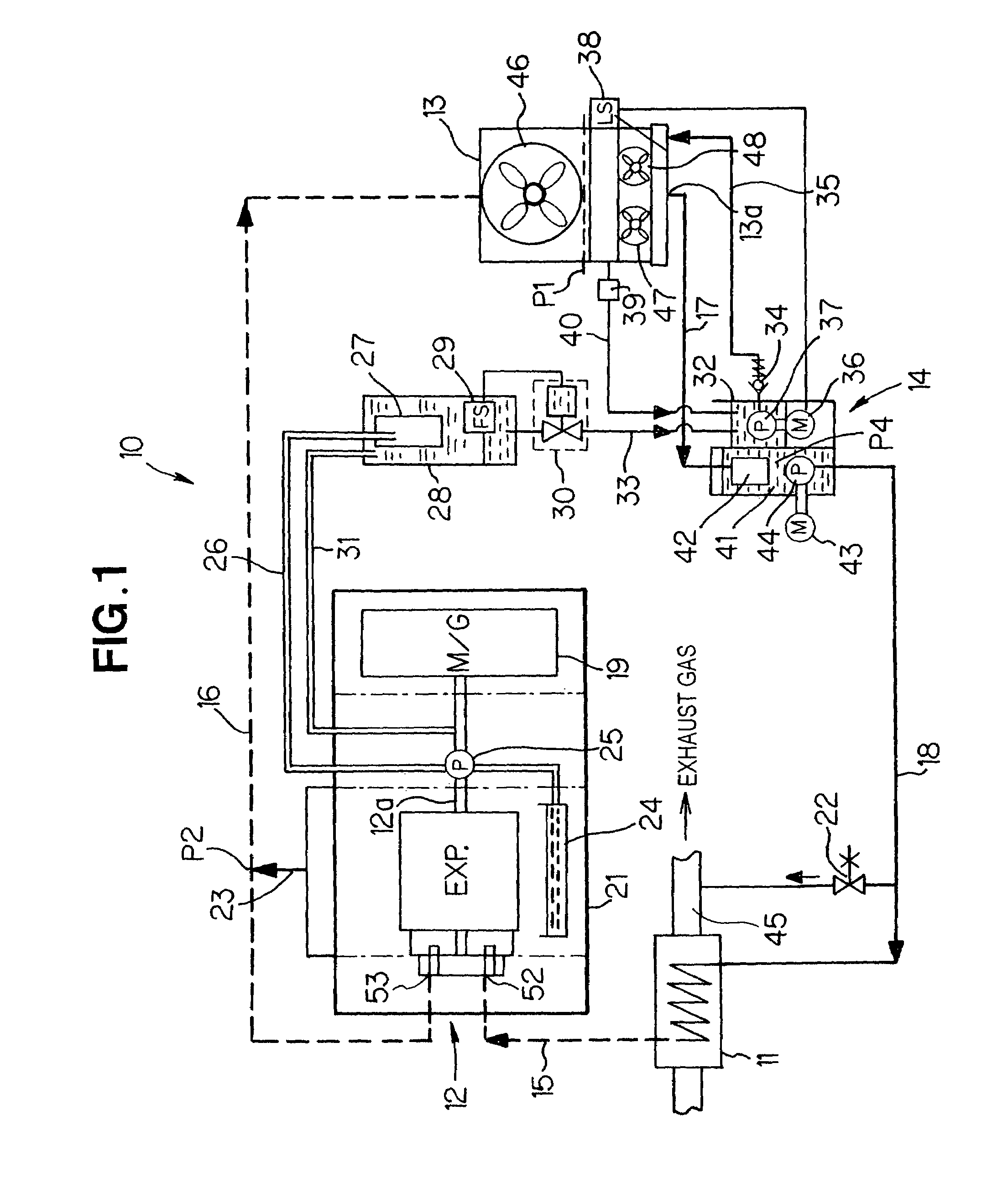 Cooling control device for condenser