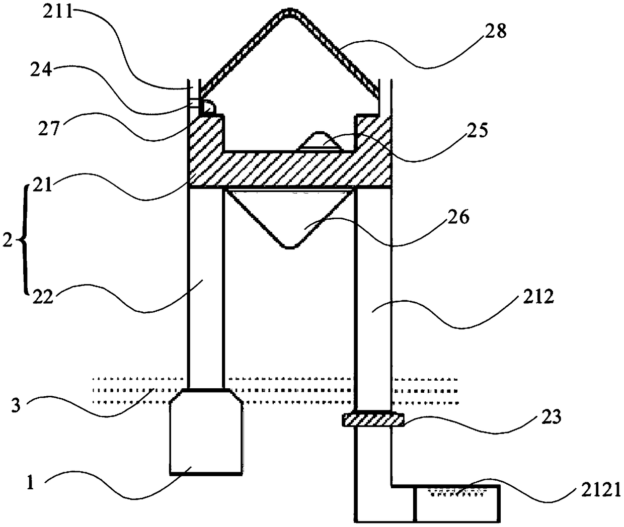 Floating fluid mixing apparatus