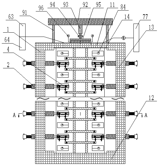 Method for simulating stressed process and load-transferring mechanism of equivalently and horizontally loaded pile