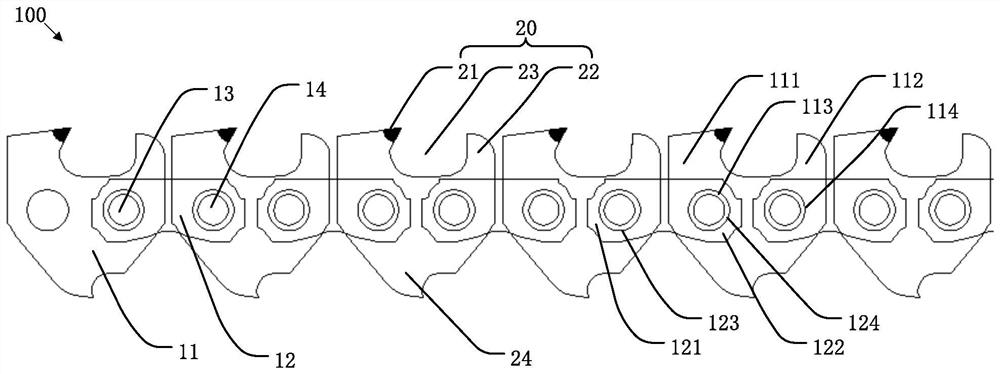 Electric chain saw assembly