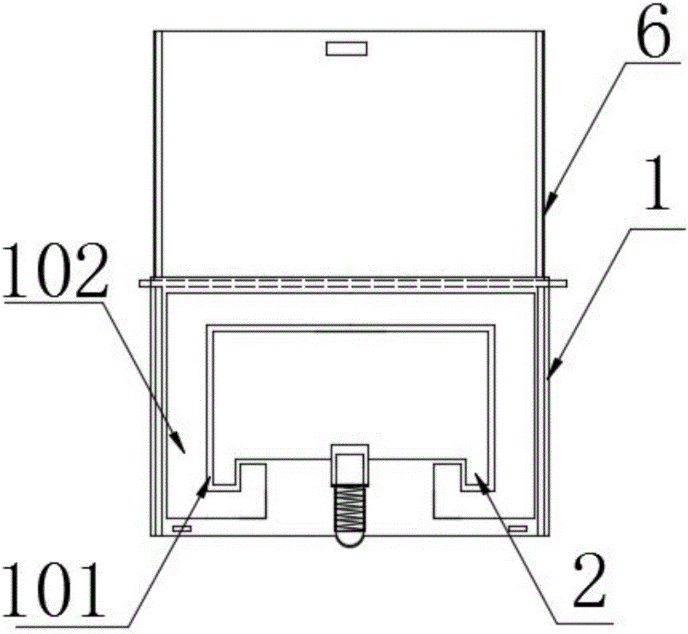 Drawable computer hardware interface with dustproof cover