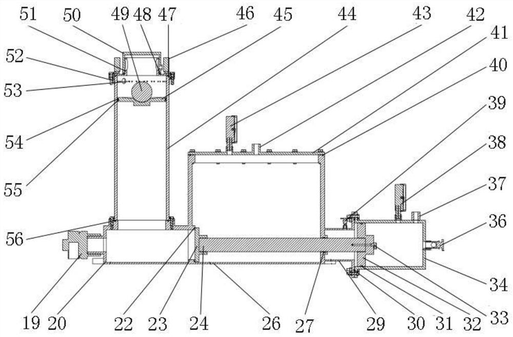 A pneumatic high-speed impact test equipment with adjustable angle