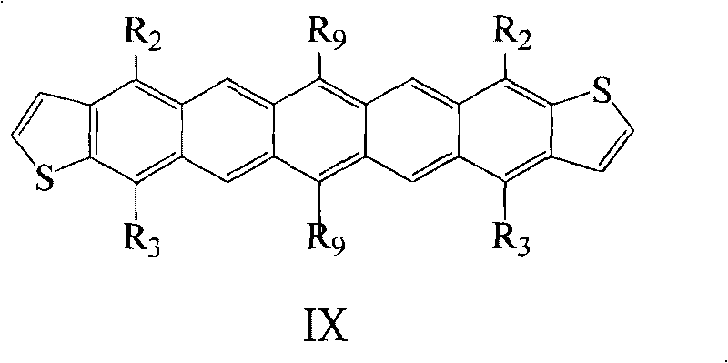 Inorganic-pentacene like substance compound semiconductor material and preparation method thereof