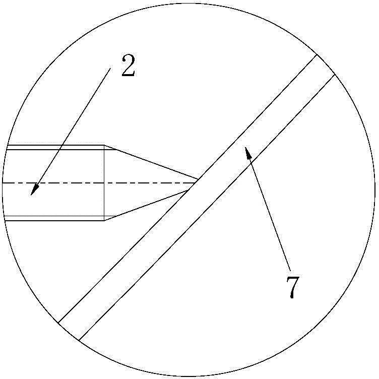 Air blowing device for mold forming part