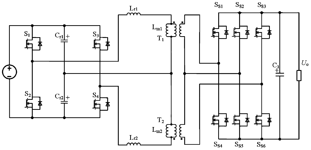 LLC and DAB hybrid bidirectional DC-DC converter