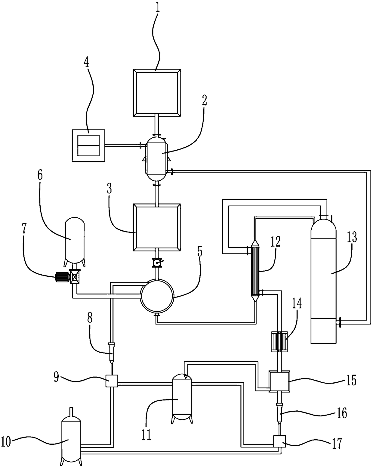 A method for recovering ammonia from rare earth separation waste liquid