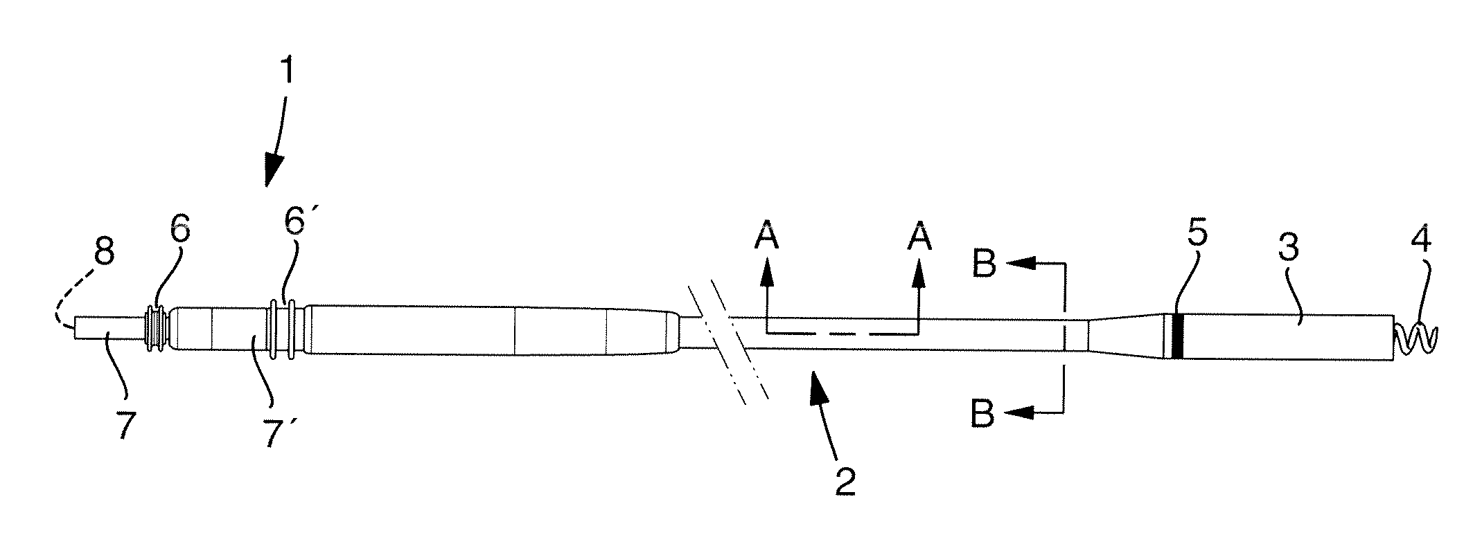 Implantable MRI compatible medical lead with a rotatable control member