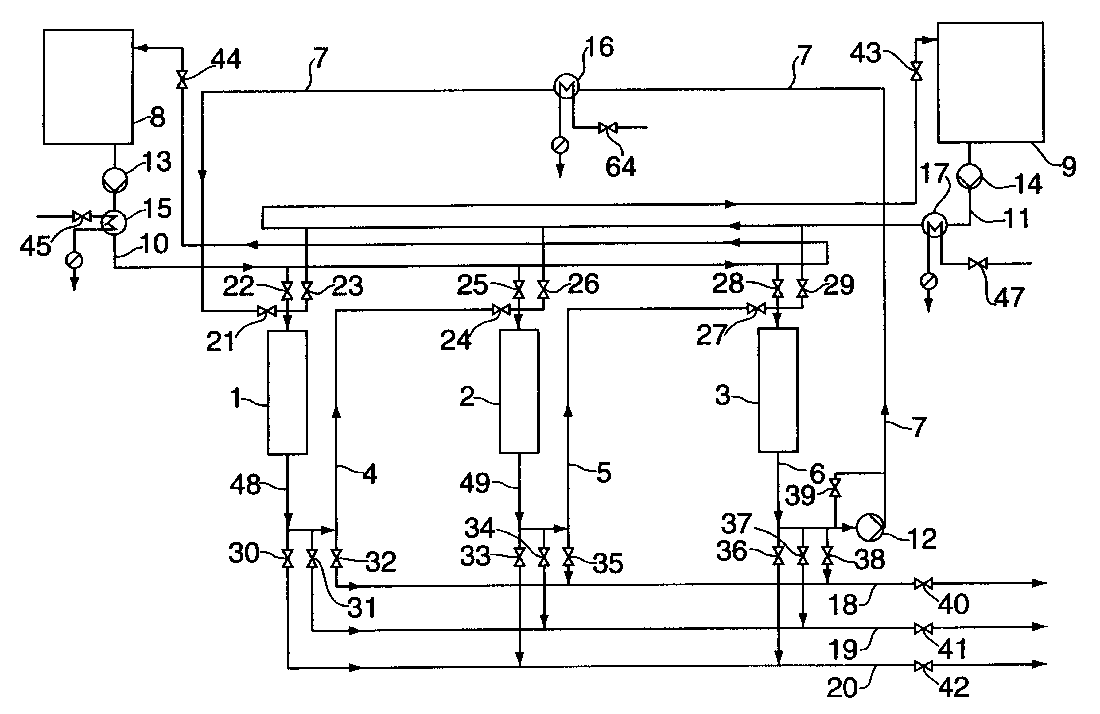 Fractionation method for sucrose-containing solutions