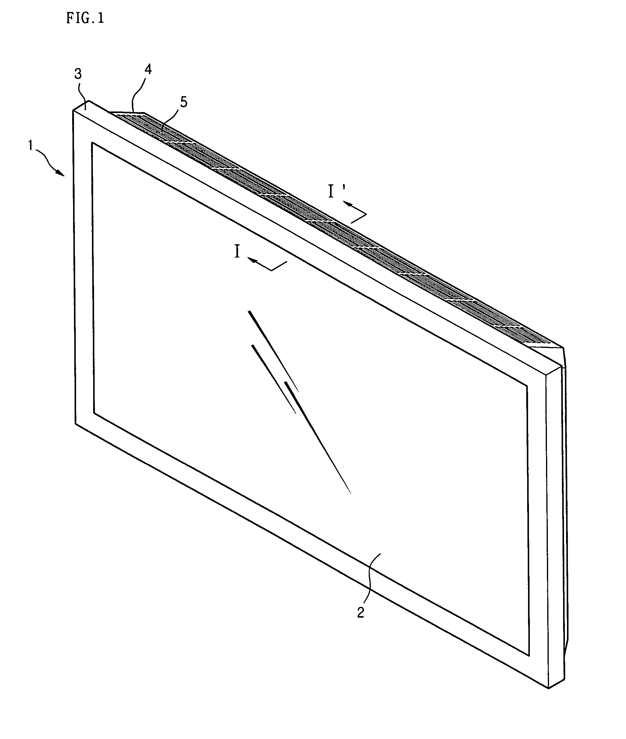 Cooling apparatus for flat display device and cross-flow fan of the cooling apparatus